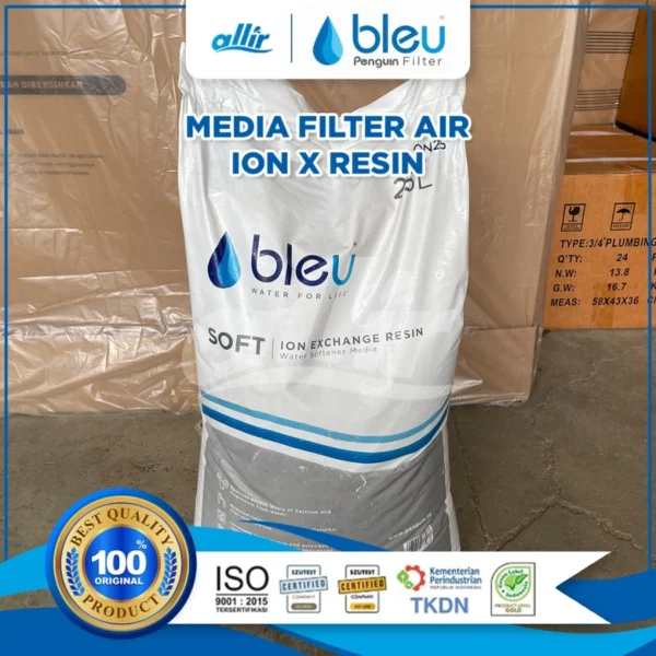 Penguin Bleu Media Filter Air Ion X Resin FM-ION25 – Tahan Lama, Bebas Kerak - Image 3