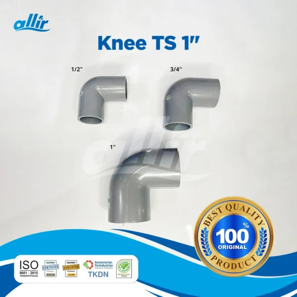 Fitting uPVC Trilliun Basic Knee TS 1" Sambungan Pipa Elbow Berkualitas Tinggi - Image 4
