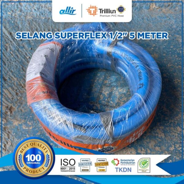 Selang Trilliun Superflex 1/2" x 5 Meter – Fleksibel, Kuat, dan Serbaguna - Image 2