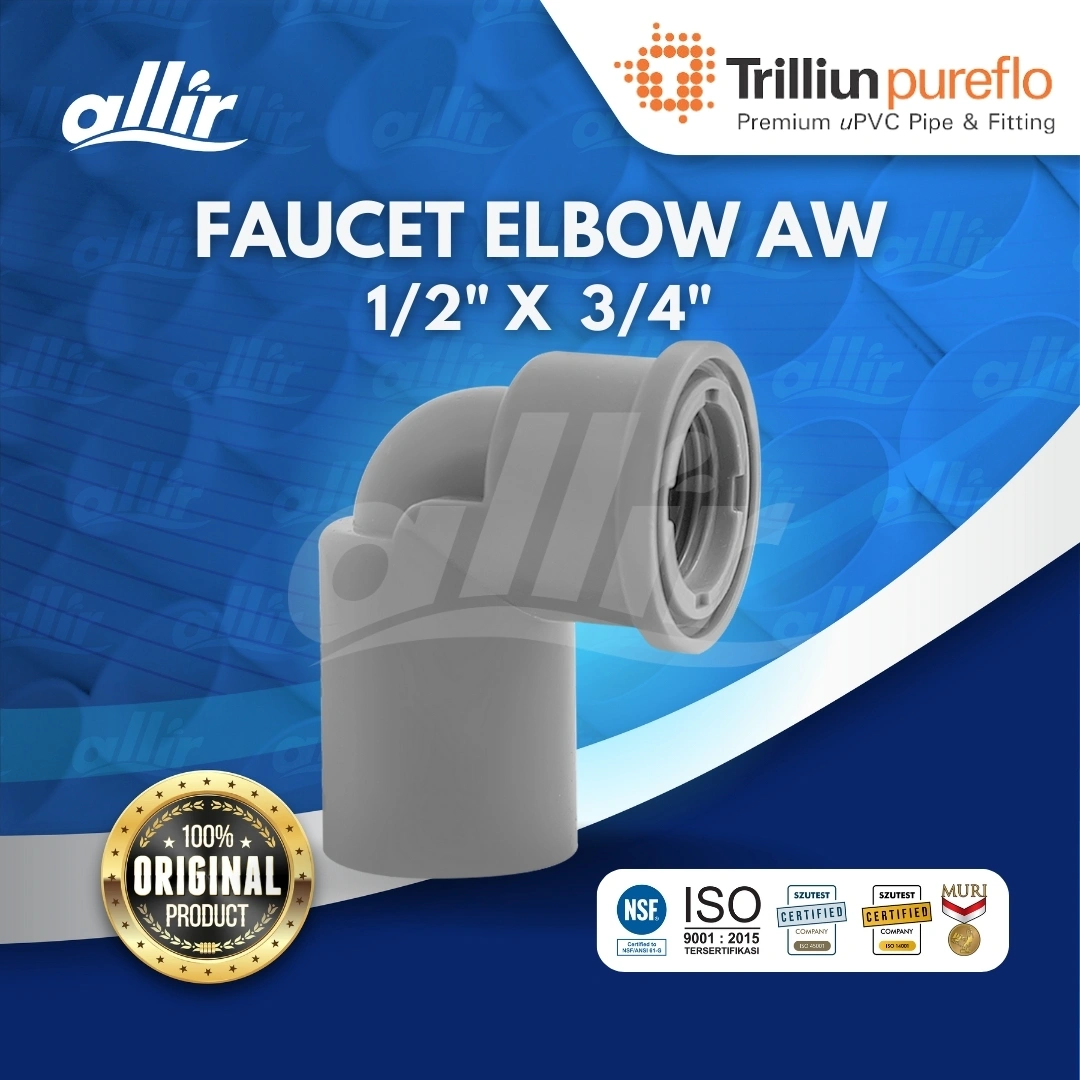 Copy of Faucet Elbow AW 1`2 x 3`4