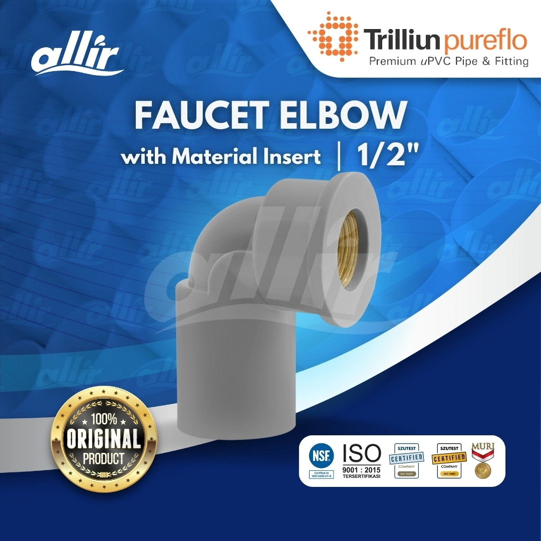 Copy of Faucet Elbow AW w_ Metal Insert 1`2