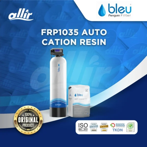 Penguin Bleu FRP1035 Auto Cation Resin - Filter Air Anti Kerak & Hemat Air