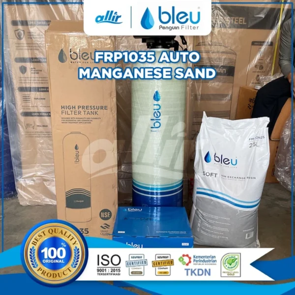 Penguin Bleu FRP1035 Auto Cation Resin - Filter Air Anti Kerak & Hemat Air - Image 3