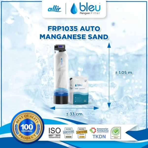 Penguin Bleu FRP1035 Automatic Manganese Sand FB35 – Filter Air Zat Besi & Mangan - Image 2