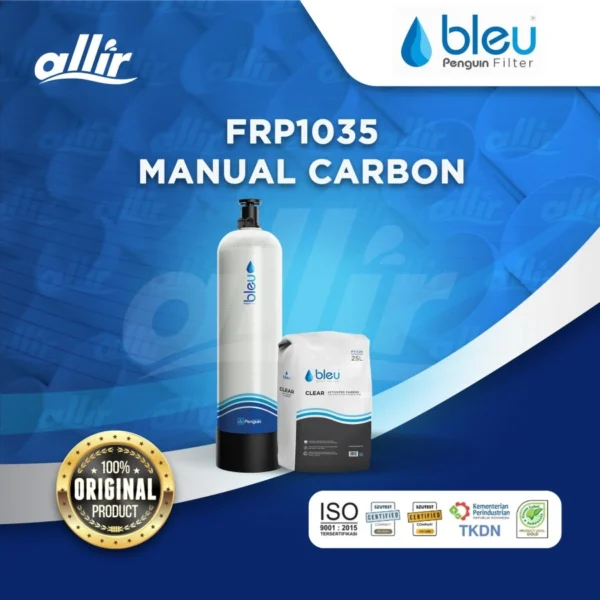 Penguin Bleu FRP1035 Manual Carbon - Penyaring Residu Kimia & Klorin