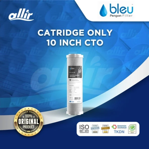 Penguin Cartridge Only 10 Inch CTO | Mengurangi Bau, Klorin & Kontaminan Berbahaya
