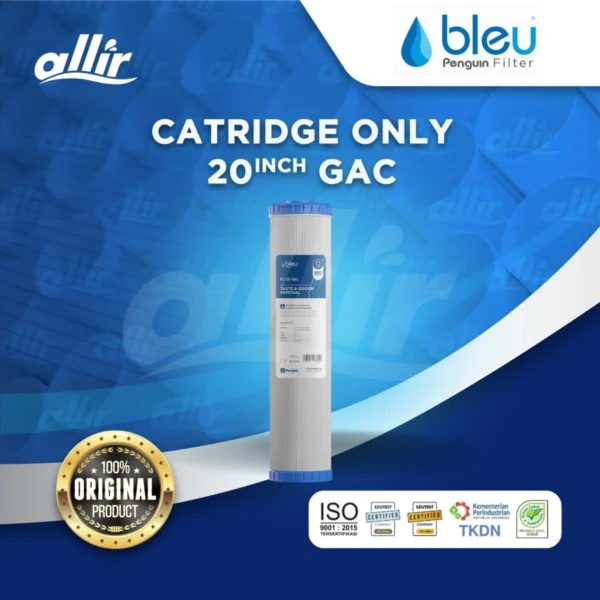 Penguin Cartridge 20" GAC | Saring Klorin & Zat Kimia dalam Air