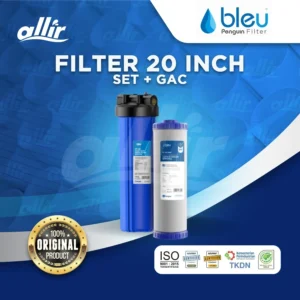 Penguin Filter 20 Inch SET + GAC | Jernihkan Air, Hilangkan Bau & Rasa Klorin