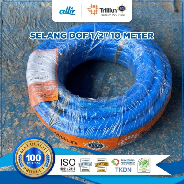 Selang Trilliun Dof 1/2" 10 Meter – Selang Air Fleksibel & Multifungsi PVC Murni - Image 4