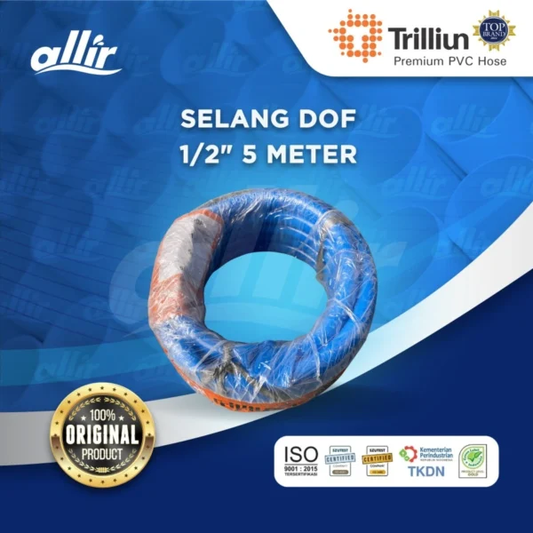 Selang Trilliun Biru Dof 1/2" 5 Meter – Fleksibel & Tahan Lama