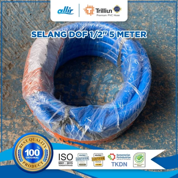 Selang Trilliun Biru Dof 1/2" 5 Meter – Fleksibel & Tahan Lama - Image 2