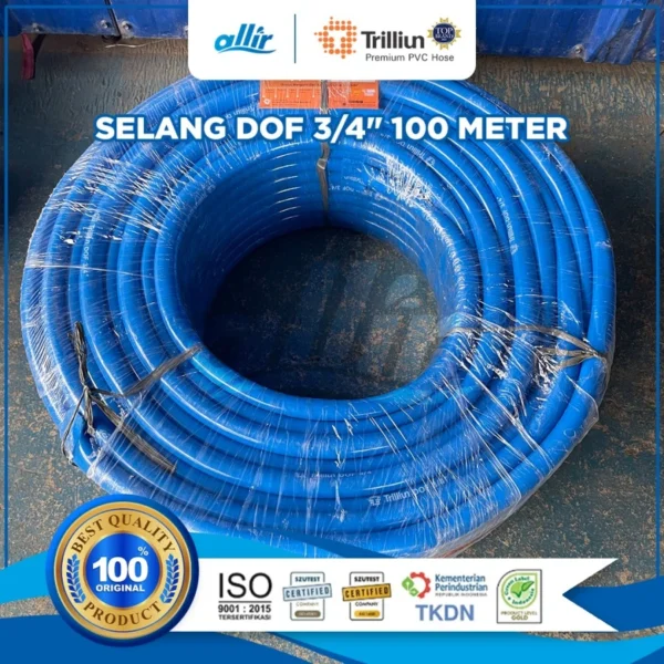 Selang Trilliun Dof 3/4" 100 Meter | Selang Air PVC Fleksibel & Tahan Lama - Image 4