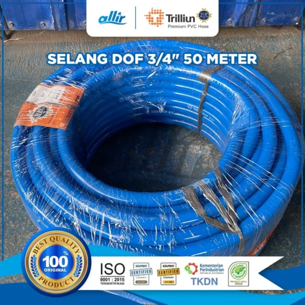 Selang Trilliun Dof 3/4" 50 Meter | Selang Air PVC Fleksibel & Tahan Lama - Image 2