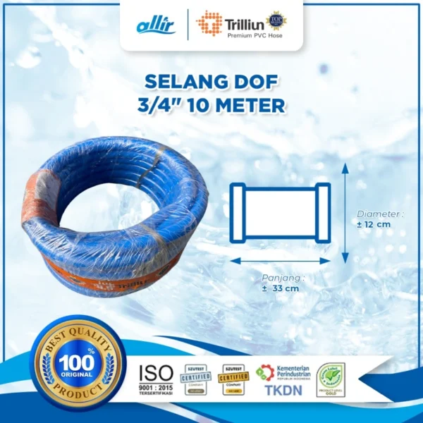 Selang Trilliun Dof 3/4" x 10M – Fleksibel, Kuat & Serbaguna - Image 2