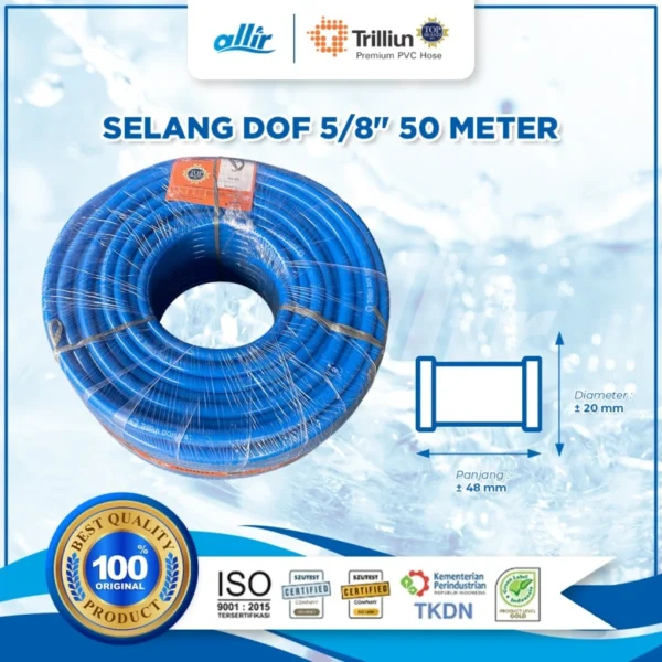 Selang Trilliun Dof 5/8" 100 Meter | Selang Air PVC Fleksibel & Tahan Lama - Image 4