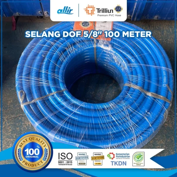 Selang Trilliun Dof 5/8" 100 Meter | Selang Air PVC Fleksibel & Tahan Lama - Image 3