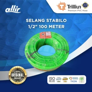 Trilliun Stabilo 1/2" 100M, Selang PVC Premium, Kuat & Multifungsi