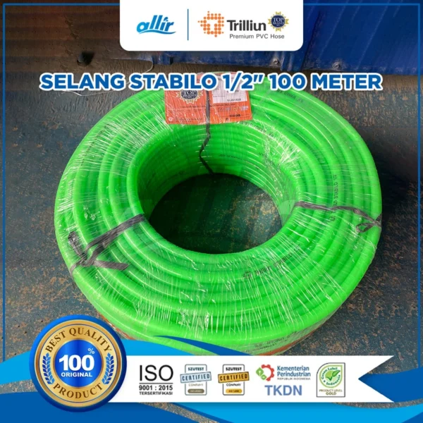 Trilliun Stabilo 1/2" 100M, Selang PVC Premium, Kuat & Multifungsi - Image 4