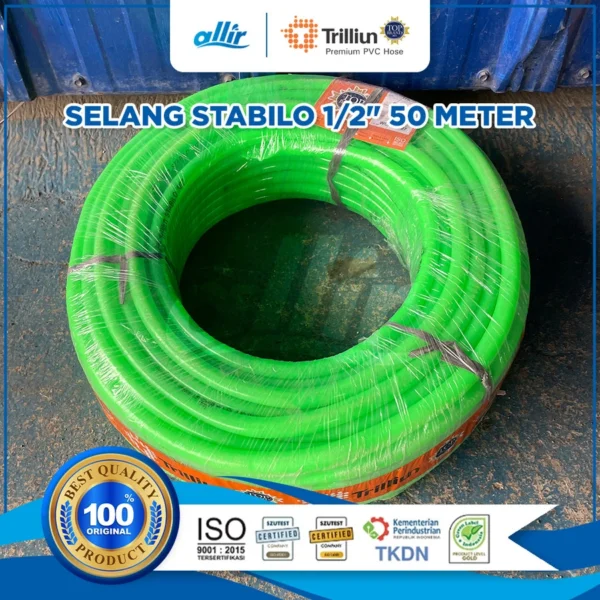 Trilliun Stabilo 1/2" 50M, Selang PVC Premium, Kuat & Multifungsi - Image 4