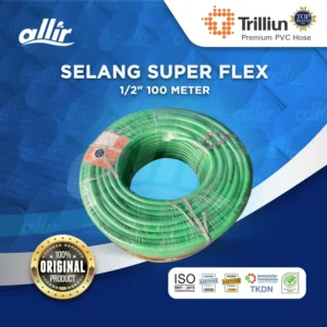 Selang Trilliun Super Flex 1/2" 100 Meter | Fleksibel, Kuat, dan Tahan Lama