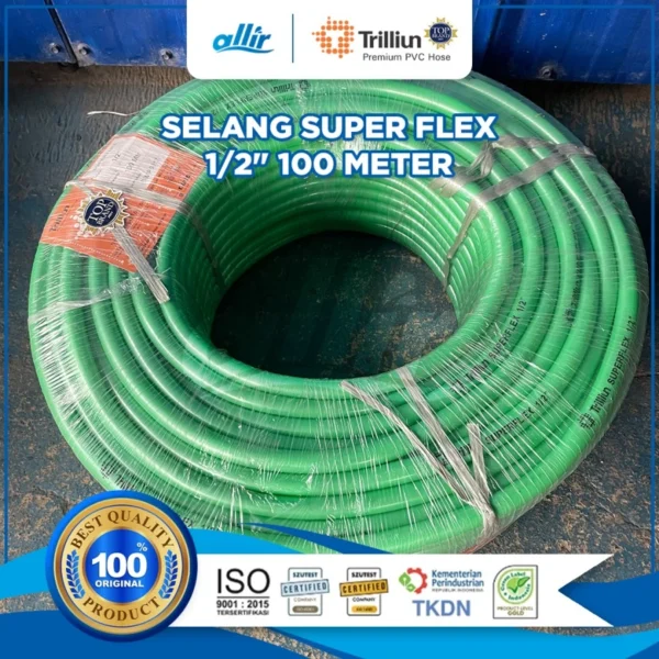 Selang Trilliun Super Flex 1/2" 100 Meter | Fleksibel, Kuat, dan Tahan Lama - Image 2