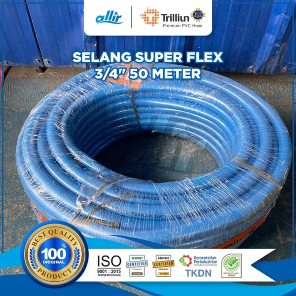 Selang Trilliun Super Flex 3/4" 50 Meter | Fleksibel & Tahan Lama - Image 4