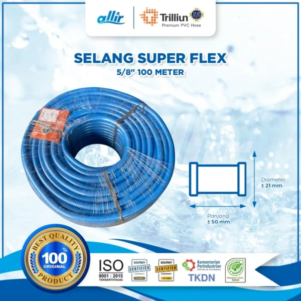 Selang Trilliun Super Flex 5/8" 100 Meter | Fleksibel & Tahan Lama - Image 4