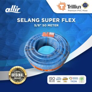 Selang Trilliun Super Flex 5/8" 50 Meter | Fleksibel & Tahan Lama