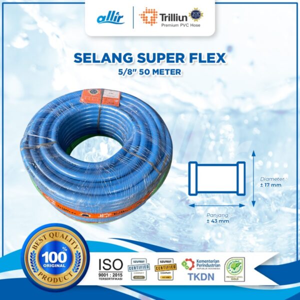 Selang Trilliun Super Flex 5/8" 50 Meter | Fleksibel & Tahan Lama - Image 4