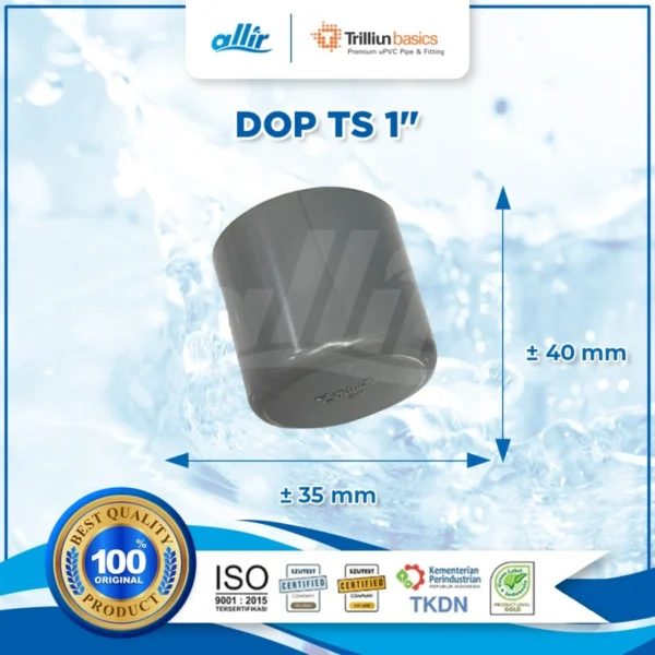 Trilliun Basic Dop TS 1", Fitting uPVC Ramah Lingkungan & Green Label - Image 4