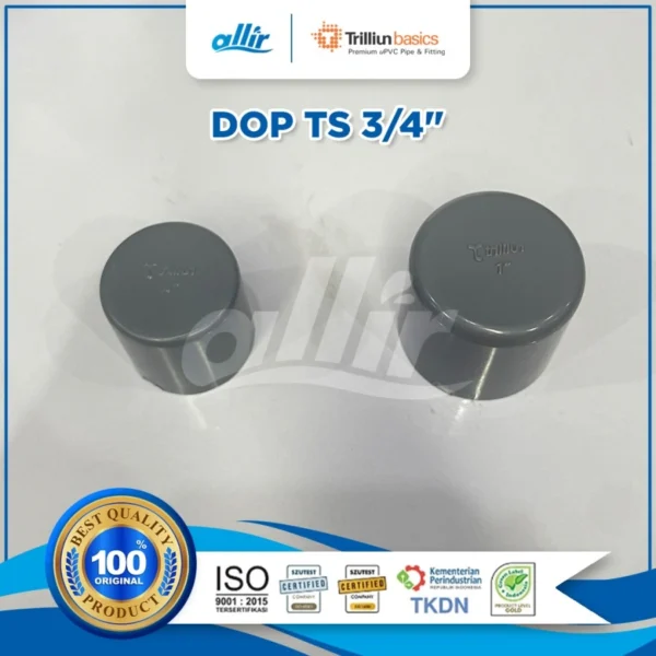 Trilliun Basic Dop TS 3/4", Fitting uPVC Premium, Tahan Lama - Image 4