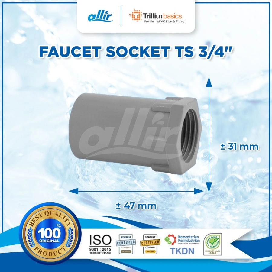 Trilliun Basic Faucet Socket TS 34 B