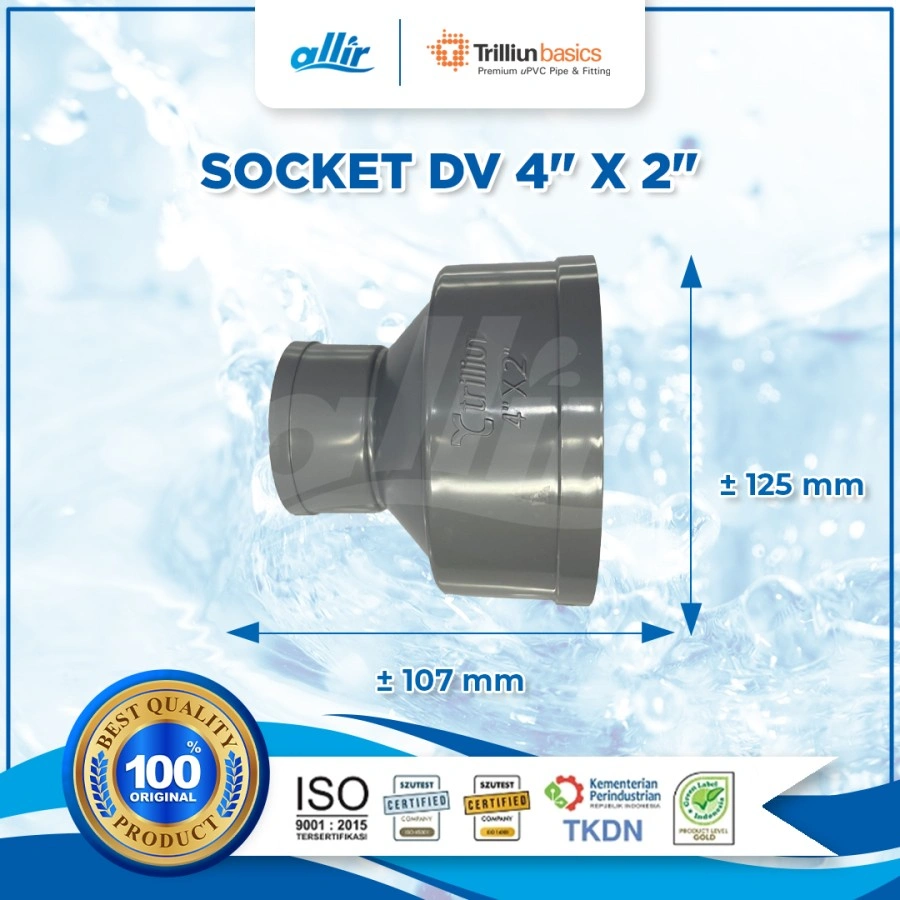 Trilliun Basic Socket DV 4 x 2 B