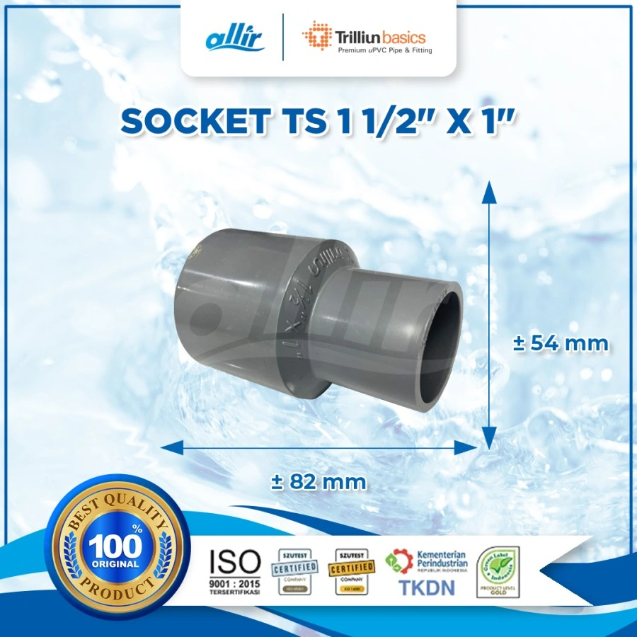 Trilliun Basic Socket TS 1 1-2 x 1 B