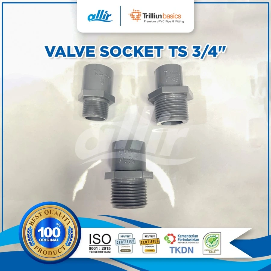 Trilliun Basic Valve Socket TS 3-4 C