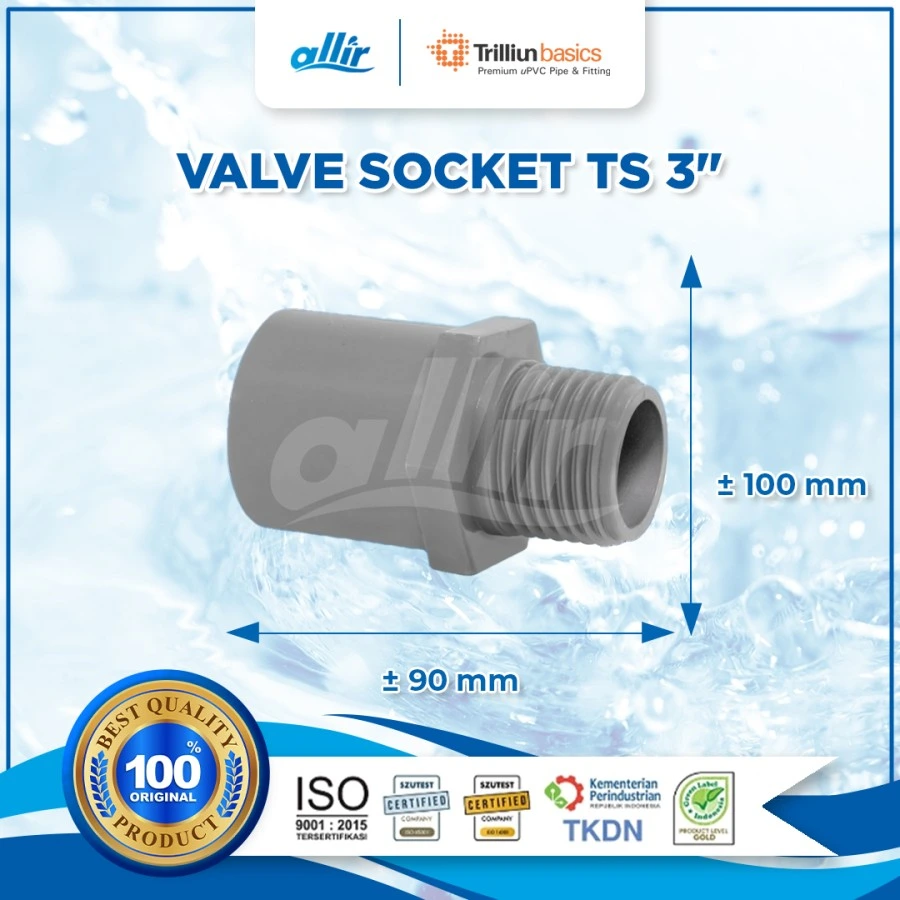 Trilliun Basic Valve Socket TS 3 B