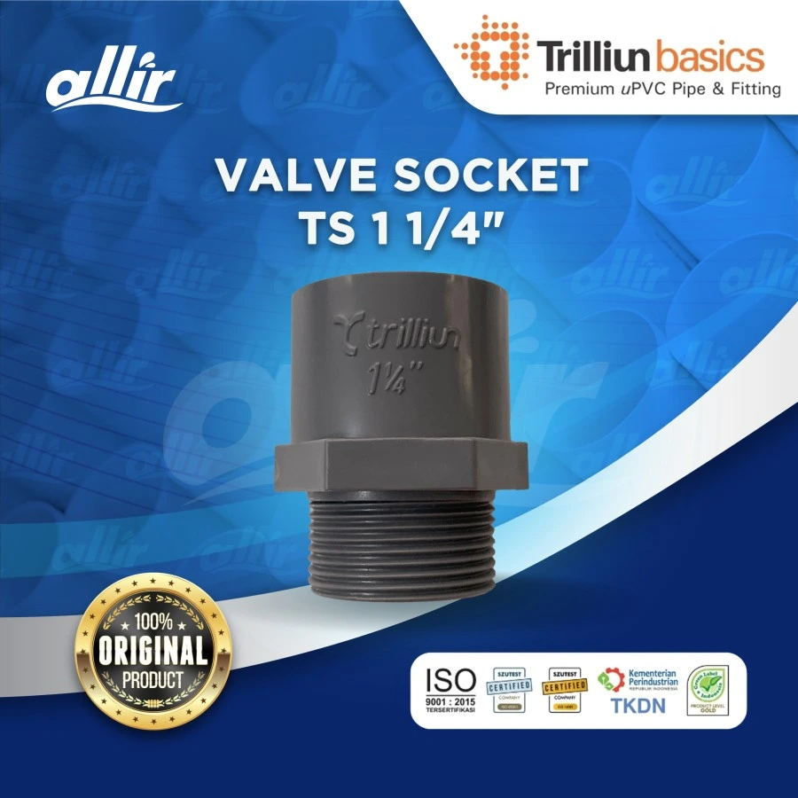 Trilliun Valve Socket TS 1 14 – Anti Bakteri & Tahan Kimia A