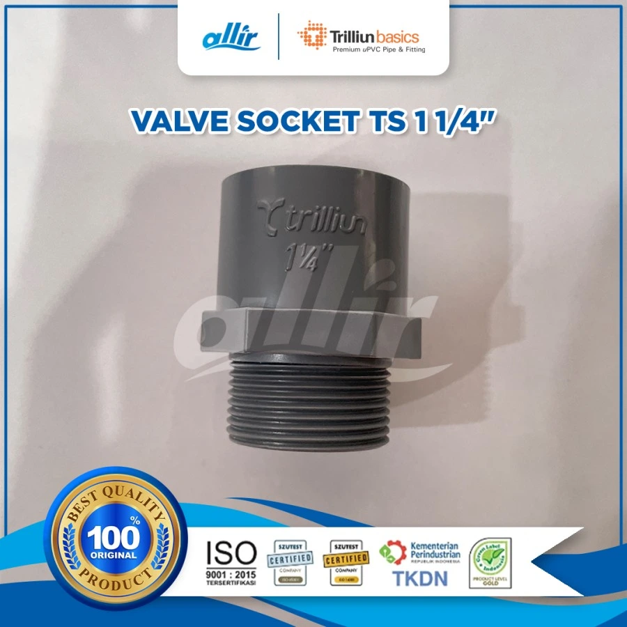 Trilliun Valve Socket TS 1 14 – Anti Bakteri & Tahan Kimia C