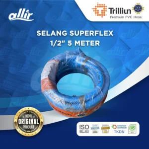 Selang Trilliun Superflex 1/2" x 5 Meter – Fleksibel, Kuat, dan Serbaguna