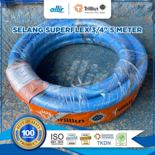Selang Trilliun Superflex 3/4" x 5 Meter – Lentur, Tahan Lama, Serbaguna - Image 3