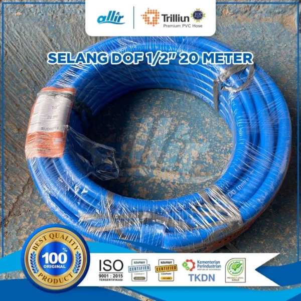 Selang Trilliun Dof 1/2" x 20 Meter – Lentur, Tahan Lama, PVC Murni - Image 3