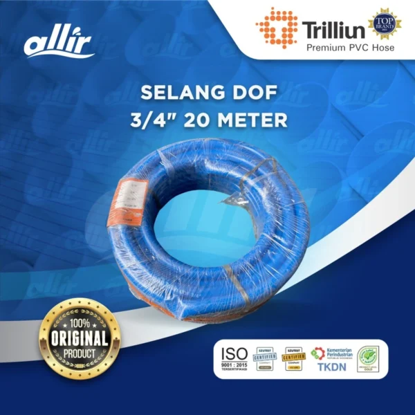 Selang Trilliun Dof 3/4" x 20 Meter – Kuat, Lentur & Multifungsi