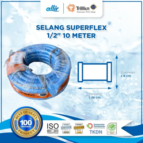 Selang Trilliun Superflex 1/2" 10 Meter – Fleksibel & Tahan Lama - Image 3