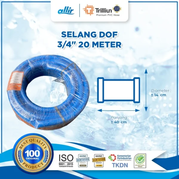 Selang Trilliun Dof 3/4" x 20 Meter – Kuat, Lentur & Multifungsi - Image 2