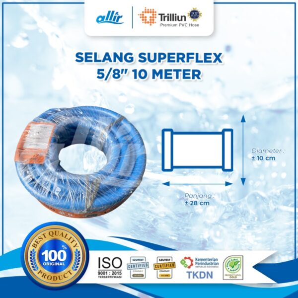 Selang Trilliun Superflex 5/8" 10 Meter – Selang PVC Multifungsi - Image 2