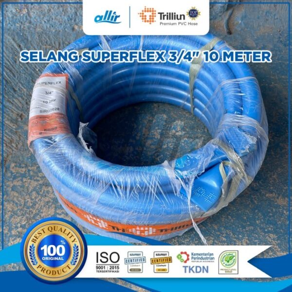 Selang Trilliun Superflex 3/4" 10 Meter – Selang PVC Multifungsi - Image 2