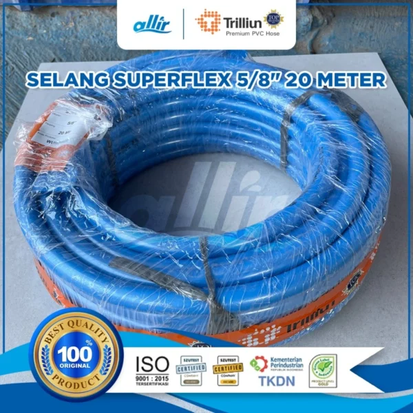 Selang Trilliun Superflex 5/8" 20 Meter – Selang PVC Multifungsi - Image 2